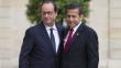 Ollanta Humala se reunió con François Hollande en Francia