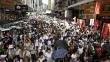 Hong Kong: Miles de personas marcharon para pedir democracia