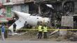 Kenia: Avión de carga se estrelló contra edificios y dejó cuatro muertos