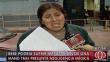 Hospital Dos de Mayo: Bebé perdería brazo por presunta negligencia médica