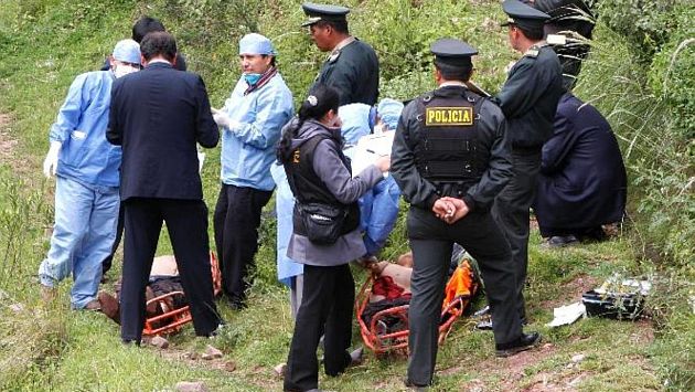 Esposa de candidato municipal y su chofer murieron en accidente en Moquegua. (Andina)