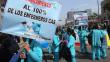 Enfermeras de Essalud llevan 22 días en huelga