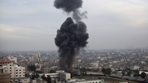 Ataques de Israel en la Franja de Gaza. (AFP)