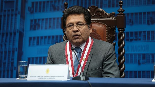 Raúl Sánchez: ‘Que investiguen al fiscal de la Nación Carlos Ramos Heredia’. (USI)