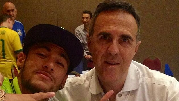 Agente de Neymar ataca a Luiz Felipe Scolari tras el ‘Mineirazo’. (@wagnerribeiro)