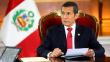 Ollanta Humala anuncia segundo paquete de medidas para impulsar economía