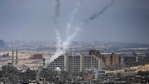 Israel reanuda ataques aéreos en Gaza por nuevos cohetes . (AFP)