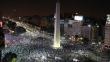 Copa del Mundo 2014: Hinchas argentinos terminaron llorando en el Obelisco