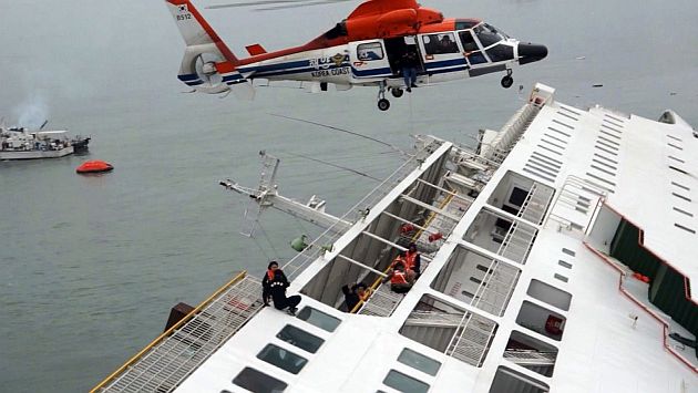 Cinco muertos al estrellarse helicóptero de rescate del Sewol en Corea del Sur. (AP)