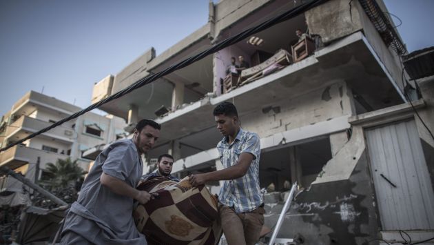 Bombardeos israelíes en la franja de Gaza han matado a 230 palestinos. (EFE)