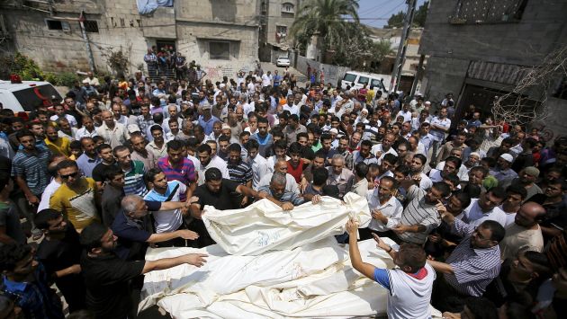 Varias personas han fallecido en Palestina e Israel debido a la ofensiva. (EFE)
