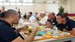 Papa Francisco almorzó con trabajadores del Vaticano [Fotos]