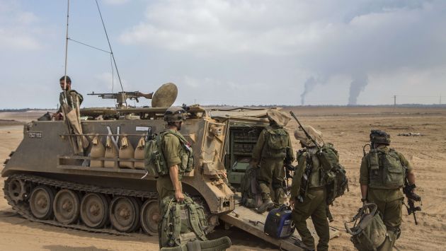 Ejército israelí se prepara para combate en Gaza. (AFP)