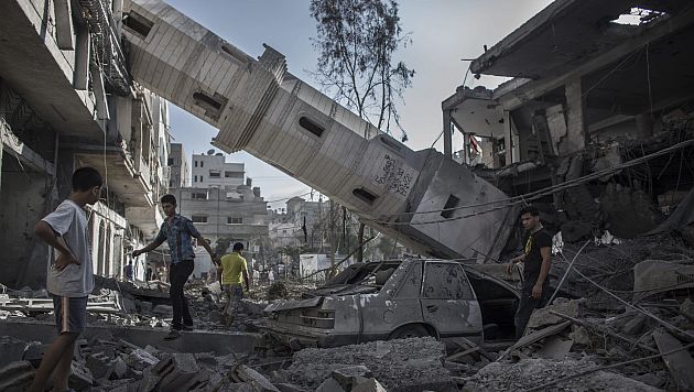Más de 1,200 palestinos han muerto en la Franja de Gaza. (EFE)