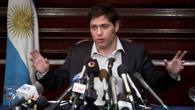 Argentina no llegó a un acuerdo con acreedores de ‘fondos buitres’, anunció el ministro de Economía, Axel Kicillof. (Reuters)