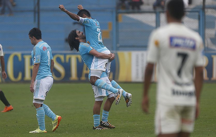Carlos Lobatón sigue en racha goleadora para los celestes. (Foto: Mario Zapata)