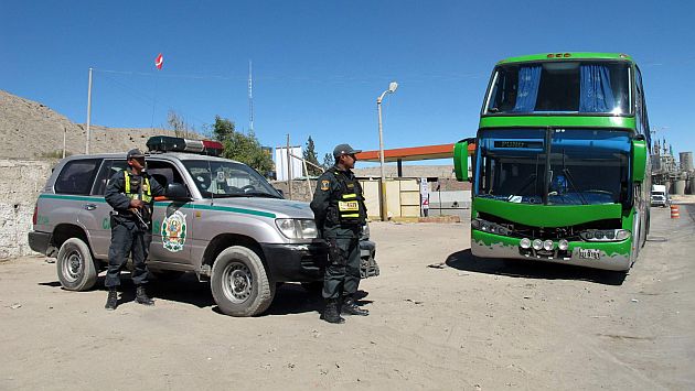 Hampones desvalijan a más de 50 pasajeros de bus interprovincial en Ayacucho. (USI/Referencial)