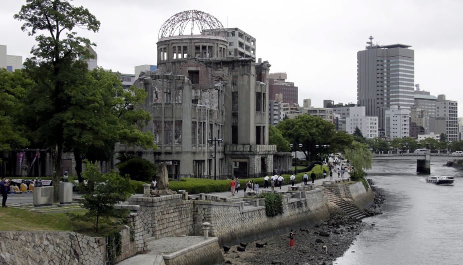 Ceremonia por el 69 aniversario de la bomba atómica de Hiroshima se celebró en el Parque de la Paz. (EFE)