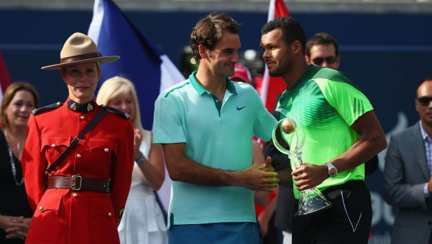 El francés mejoró su récord de 5-1 ante Federer. (AFP)