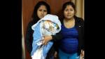 Falso bebé era armado con productos robados. (Difusión/Perú21)
