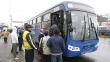 Corredor Azul: Tercera fase de prueba se realiza con 56 buses