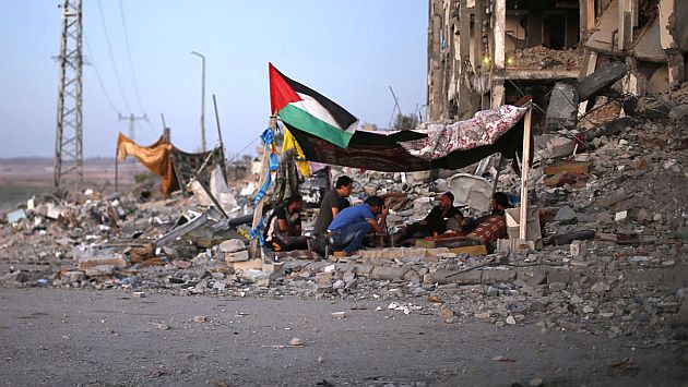 Tranquilidad por el lado palestino e israelí durante tregua. (Reuters)