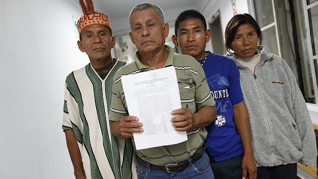 Dirigentes nativos piden investigación sobre posible fraude electoral en Ucayali. (David Vexelman)