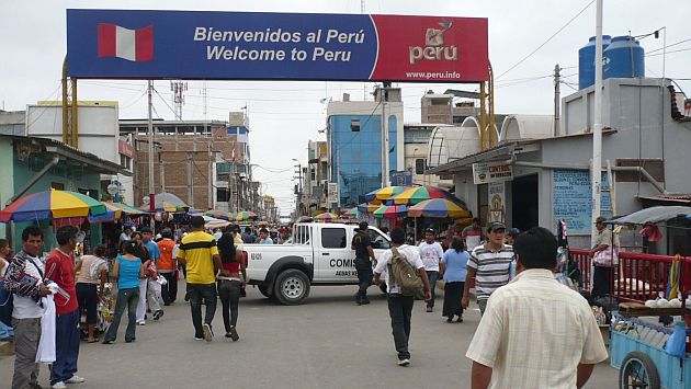 Urgen controles. Paso fronterizo de Tumbes es de libre tránsito para migrantes de África. (Andina)
