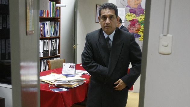 Mesías Guevara, titular de la comisión Áncash, espera la información del Poder Judicial. (Martín Pauca)