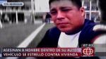 Quezada Viera intentó escapar de sus atacantes. (América TV)