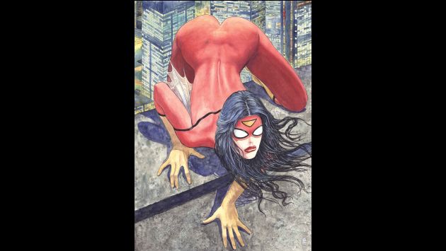 El primer número de la renovada Spider-Woman saldrá a la venta en noviembre. (Milo Manara/Marvel)