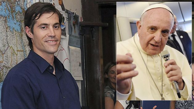Papa Francisco se comunicó con los padres de James Foley. (AP)