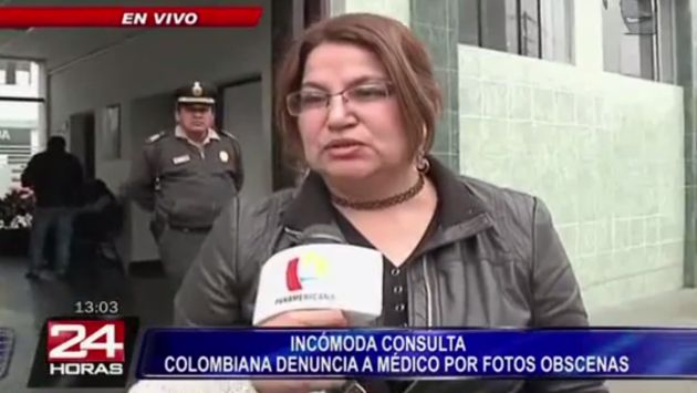 Una ciudadana colombiana denunció que Juan Carlos Pumacahua Puma le tomó fotos cuando ella se sacaba unas placas radiográficas. (24 Horas)