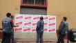 Centro de Lima: Con bloque de concreto clausuran imprenta clandestina