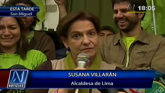 Susana Villarán minimizó informe de la Contraloría sobre presuntas irregularidades en su gestión. (Canal N)