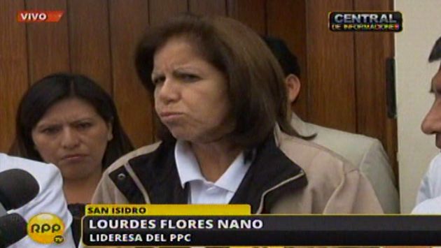 Lourdes Flores Nano habló sobre el voto de confianza al gabinete Jara. (RPP)