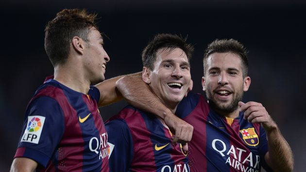Barcelona superó 3-0 al Elche con doblete de Lionel Messi. (AFP)
