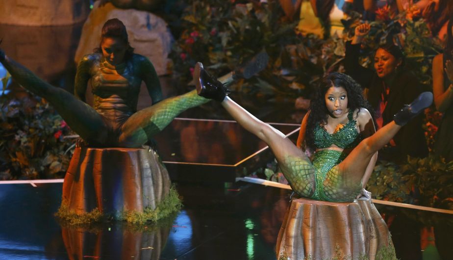 Nicki Minaj enciende los MTV Video Music Awards (VMA) con tema Anaconda. (Reuters)