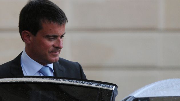 Primer ministro francés, Manuel Valls, anunció dimisión del Gobierno. (AFP)