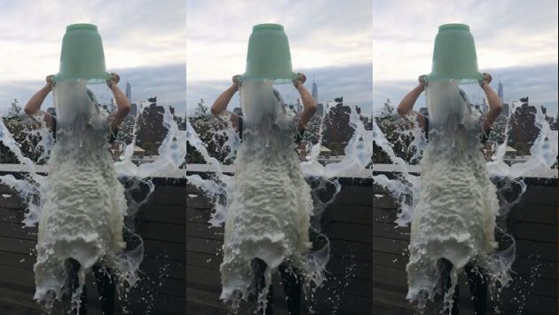Olivia Wilde cumplió el ‘Ice Bucket Challenge’ a su manera. (YouTube)