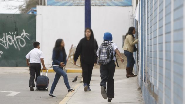 Autoridades del colegio José Olaya de Chorrillos no se pronunciaron sobre el posible ataque. (Mario Zapata)