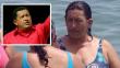 Mujer causa furor en redes sociales por su parecido con Hugo Chávez