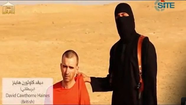 David Cawthorne Haines, el tercer rehén de Estado Islámico. (Captura de video)