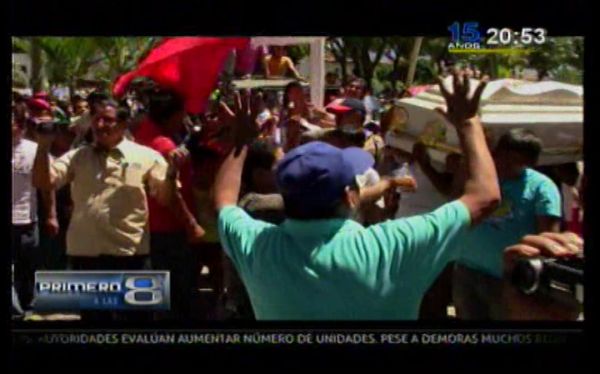 Manifestantes piden beneficiarse de Gasoducto del Sur. (Canal N)