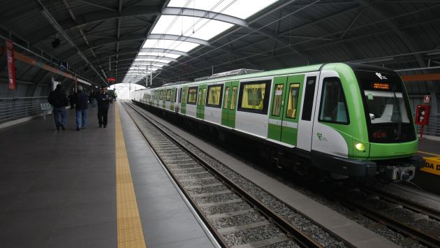 El ministro de Transportes y Comunicaciones, José Gallardo Ku, anunció Línea 2 del Metro de Lima. (USI)