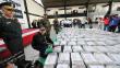 Urresti presentó 7.6 toneladas de cocaína incautadas en Trujillo [Fotos]