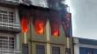 Cercado de Lima: Incendio consumió departamento de la avenida Wilson