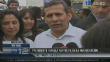 Humala defiende a Urresti: “El que tiene 40 kilos de droga es un miserable”