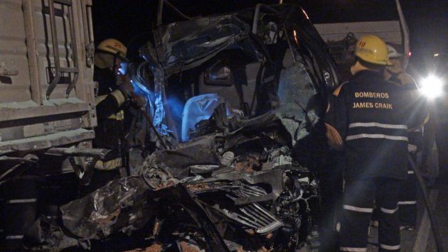 El accidente vial ocurrió cuando la familia Bergoglio transitaba por la autopista Rosario-Córdoba. (AFP)