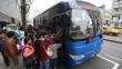 Corredor Azul: Desde este lunes operarán 150 buses para reducir colas